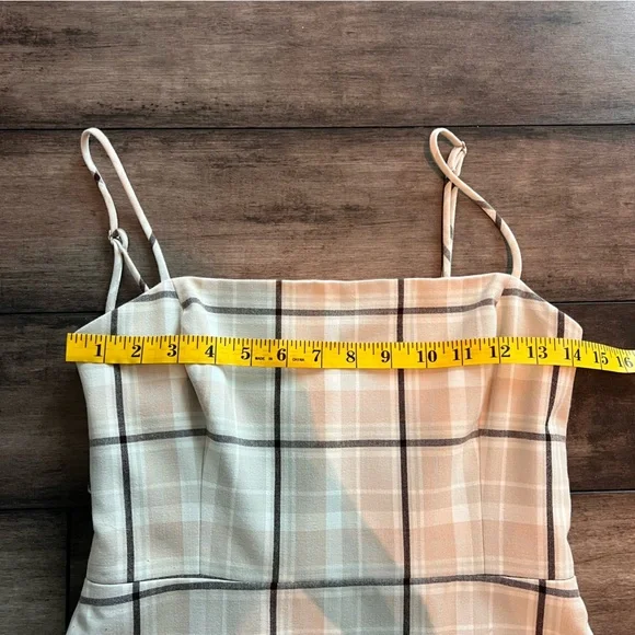 ARITZIA Wilfred New Classic Plaid Mini Dress Size 4 Summer - Picture 11 of 14
